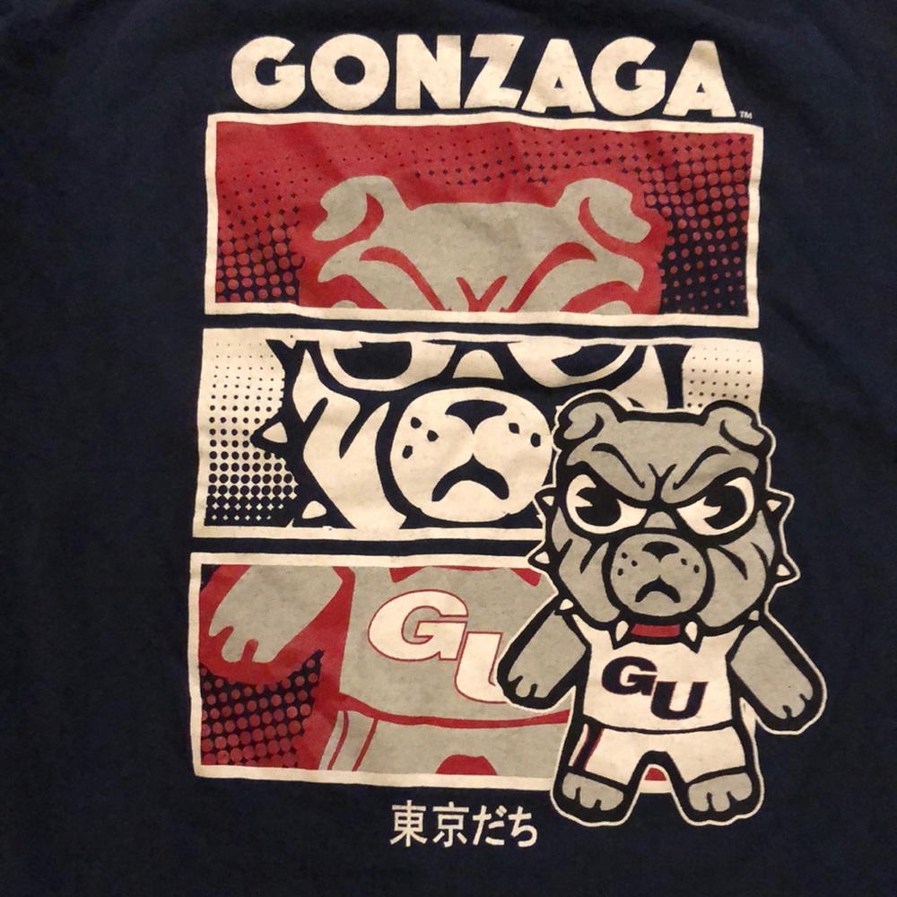 Gonzaga Tokyodachi bulldog T-shirt